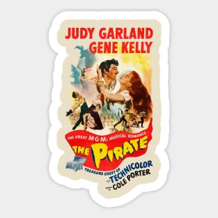 "The Pirate" Movie Poster Sticker